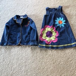 Girls 5 Hanna Andersson Jean Jumper & Jacket